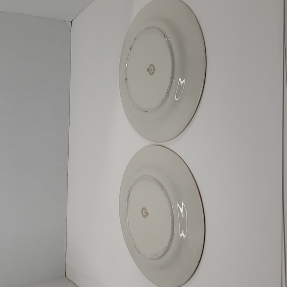 2 Le Mieux China 24 karat hand decorated 9" plates - Picture 6 of 7